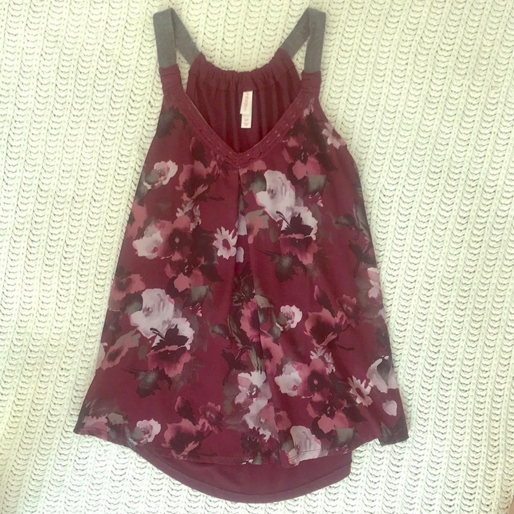 Floral tank top